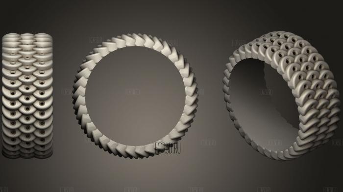 Wedding Ring 2 stl model for CNC